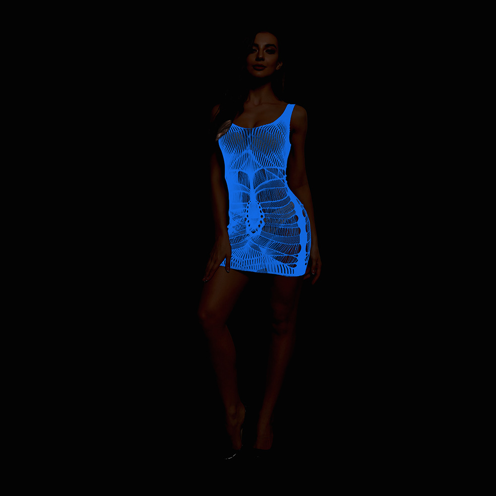 Pole Dance Clothing Luminous G - Bodystocking Fishnet 评论和价格